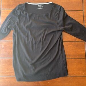 100% cotton 3/4 sleeve 1x “The Talbots Tee” black shirt